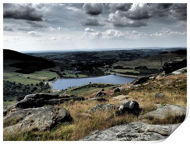  Dovestone Reservoir Print by neil chapman