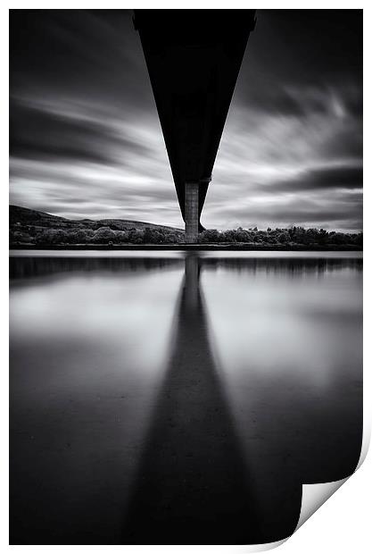  Under the Bridge Print by Ray Abrahams