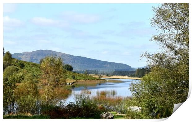 A VIEW FIT FOR A QUEEN Print by Judith Lightfoot