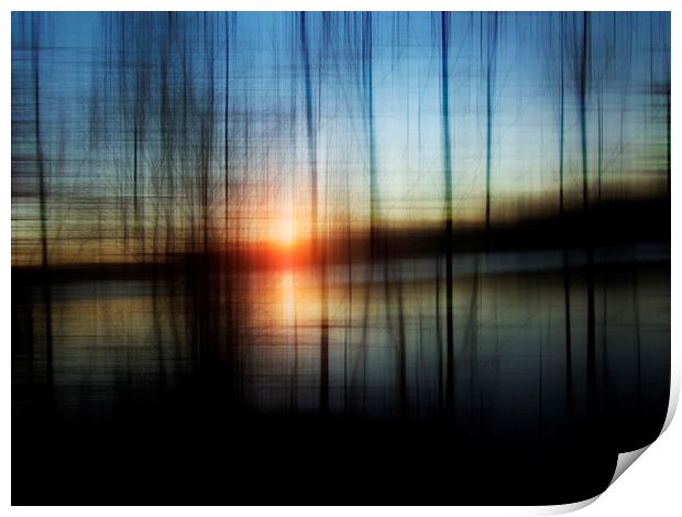  Sunset Blur Print by Florin Birjoveanu