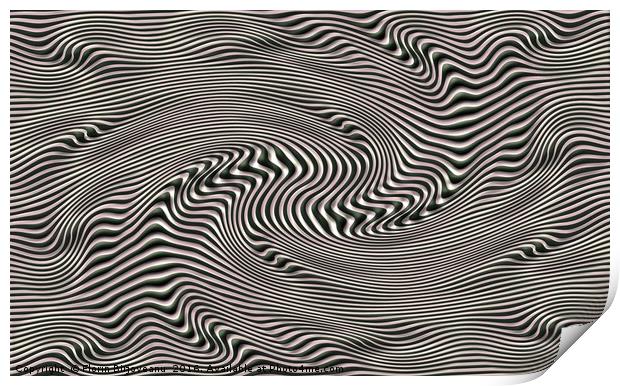 Lines Impression Print by Florin Birjoveanu