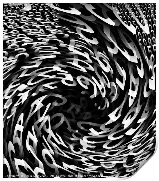 Orientation Twirl Detail Print by Florin Birjoveanu