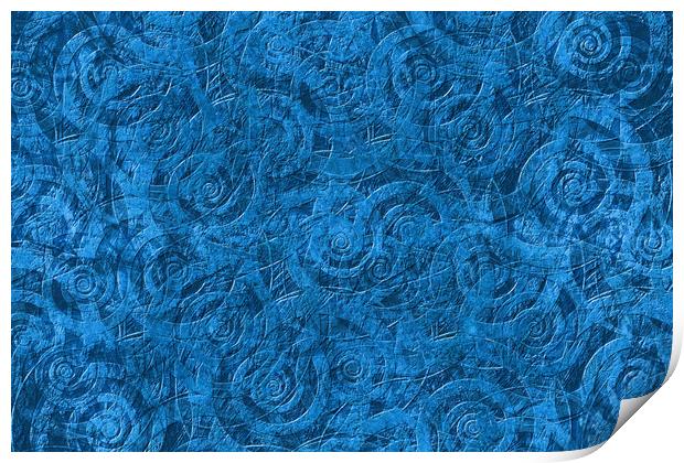 Returned Blue Print by Florin Birjoveanu
