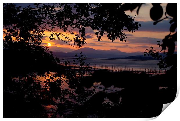  port Glasgow Sunset  Print by Kenny McCormick