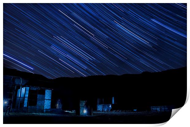  Merrivale Startrail Print by Richard Taylor