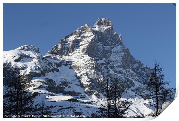 Mont Cervin Cervino Cervina Matterhorn Mountain  Print by Fabrizio Malisan
