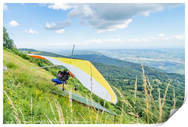Let's Fly Outdoor Sports  Print by Fabrizio Malisan