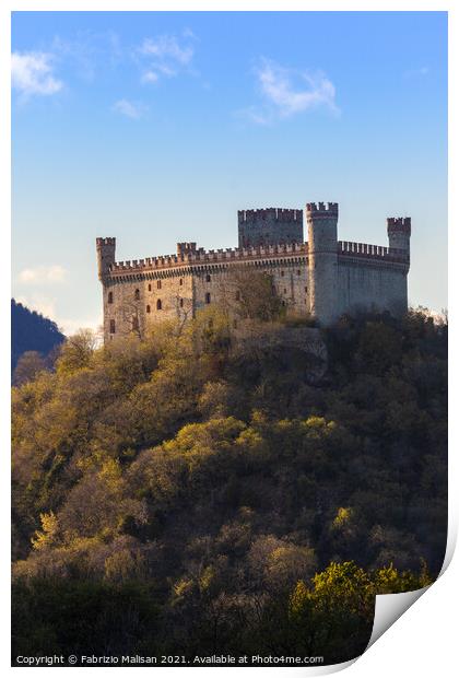 The Castle On The Hill  Print by Fabrizio Malisan