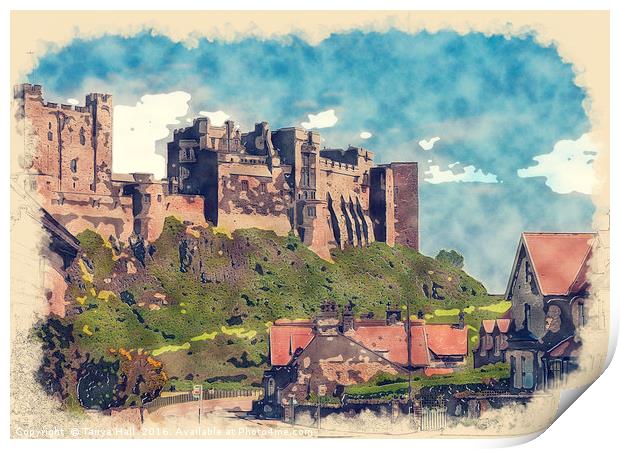 Bamburgh Castle Print by Tanya Hall