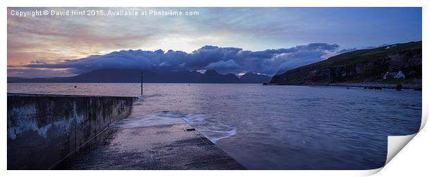  Elgol Panoramic 2 Print by David Hirst