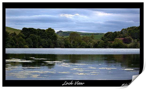 Loch View Print by Mike Thomson
