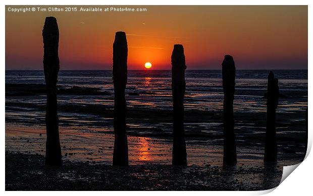 Winchelsea Sunrise Print by Tim Clifton