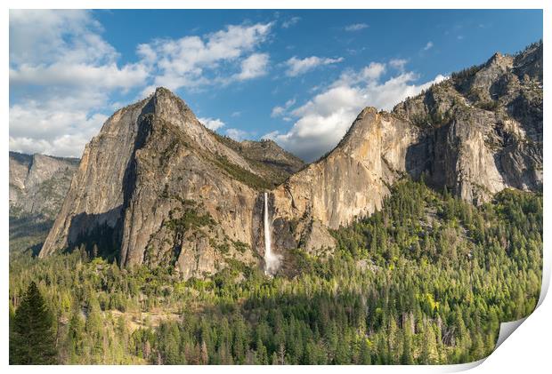 Bridalveil Falls, Yosemite  Print by Bob Small