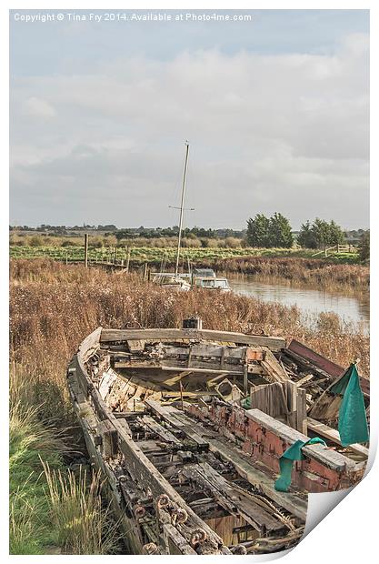  Abandoned Print by Tina Fry