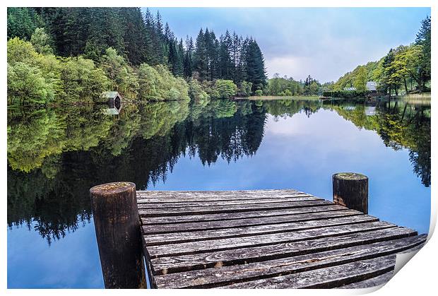  On the Jetty Print by Garry Quinn