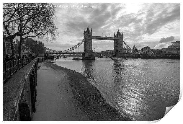 Tower foreshore Print by mike cooper