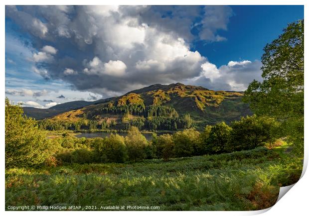 Glen Trool Print by Philip Hodges aFIAP ,