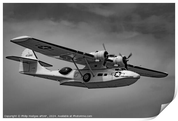 Consolidated Catalina Print by Philip Hodges aFIAP ,
