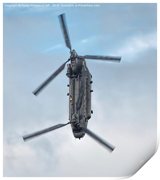  Boeing CH47 Chinook HC4 (2) Print by Philip Hodges aFIAP ,