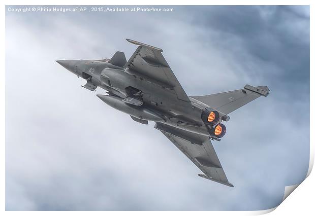 Dassault Rafale M (4)   Print by Philip Hodges aFIAP ,