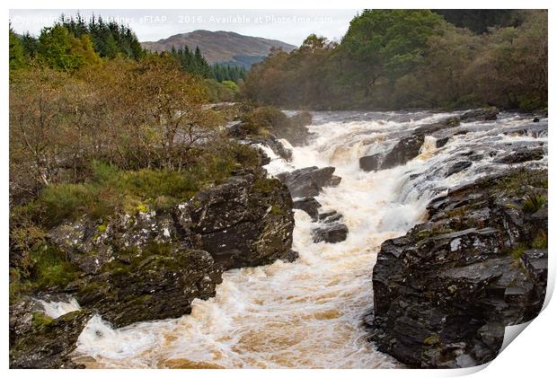 Orchy Falls (2) Print by Philip Hodges aFIAP ,