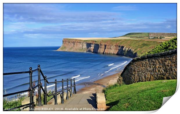 "Saltburn-by-the-sea" Print by ROS RIDLEY