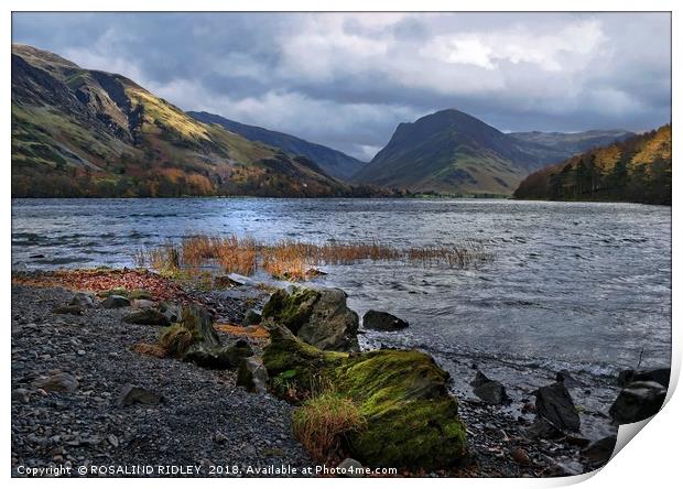 "Storm clouds gather at Buttermere" Print by ROS RIDLEY