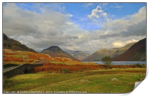 "Pastel Wasdale" Print by ROS RIDLEY