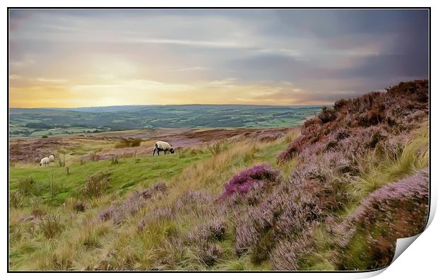 "Pastel Moors" Print by ROS RIDLEY