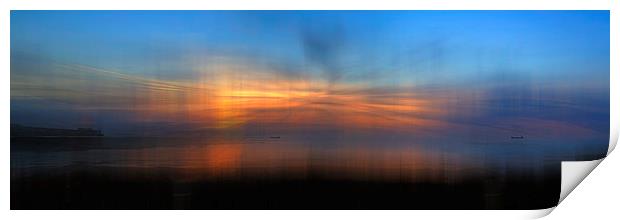  Shore, Scene, Sunset Print by Robin Marks