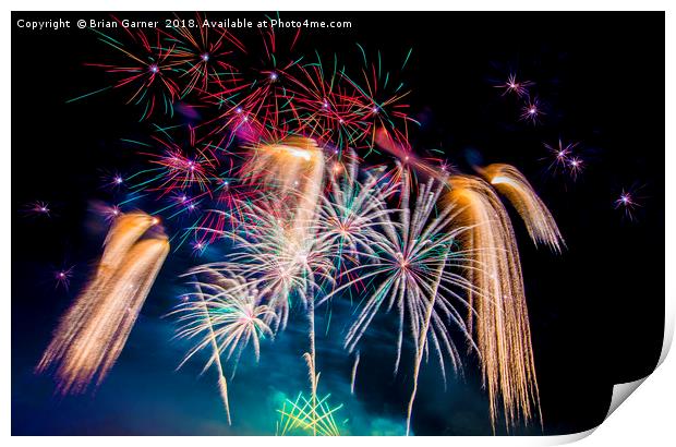 Fireworks! Print by Brian Garner