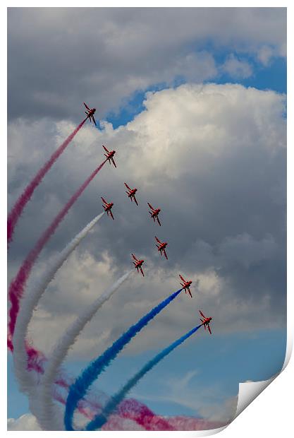  Red Arrows Print by David Charlton