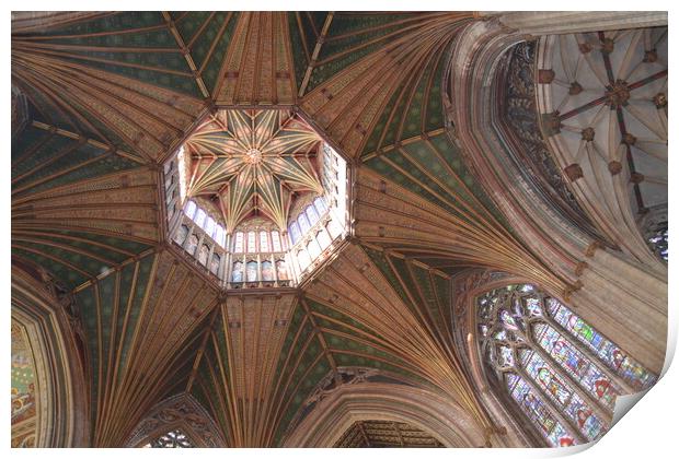 Ely Cathedral Print by John Bridge