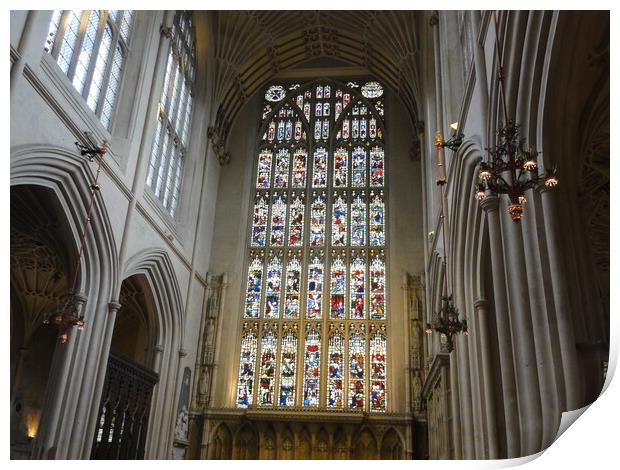 Bath Abbey Print by John Bridge