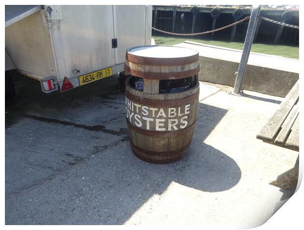 Whitstable Oysters Print by John Bridge