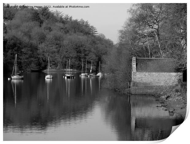 Rudyard lake reservoir Print by Andrew Heaps