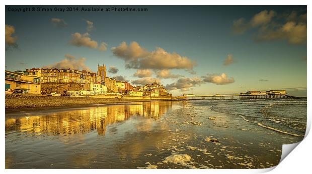  Golden Reflections Print by Simon Gray