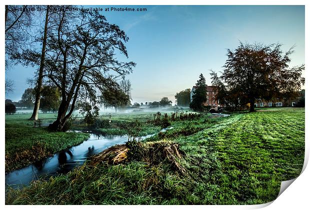  Norfolk Mist Print by Simon Gray