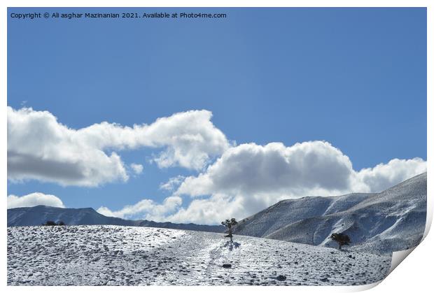 Outdoor mountain Print by Ali asghar Mazinanian