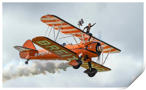  The Brietling Wingwalkers Print by Philip Catleugh