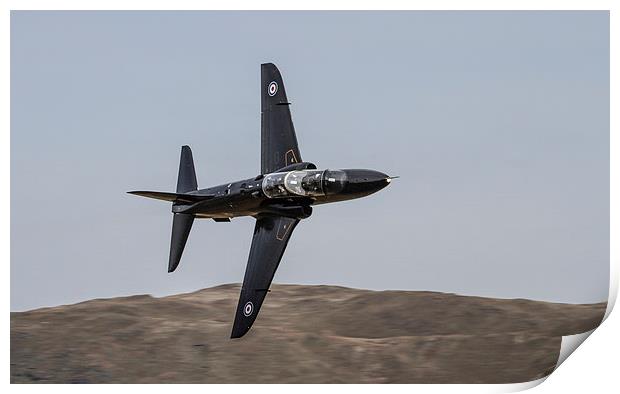  Hawk over the Mach Loop Print by Philip Catleugh