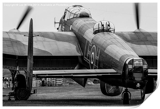  Lincolnshire Aviation Heritage Centre's Just Jane Print by Lee Wilson