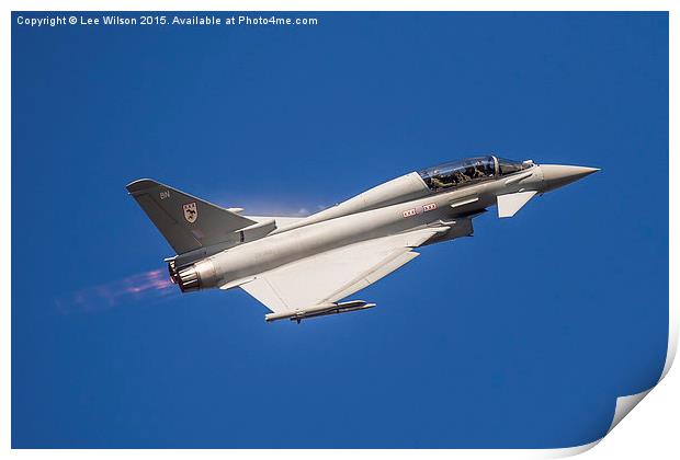  Typhoon Power Print by Lee Wilson