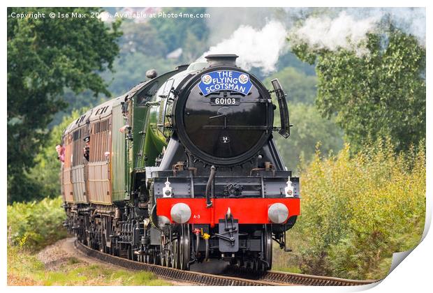 The Flying Scotsman, Severn Valley 25/09/2016 Print by The Tog