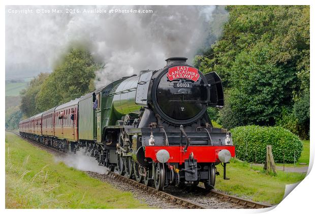 Flying Scotsman, East Lancashire 15/10/2016 Print by The Tog