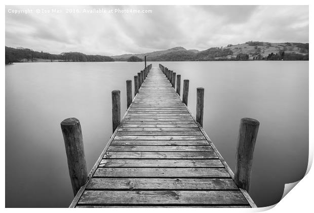 Coniston Water, Lake District Print by The Tog