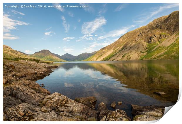 Wastwater, Lake District Print by The Tog