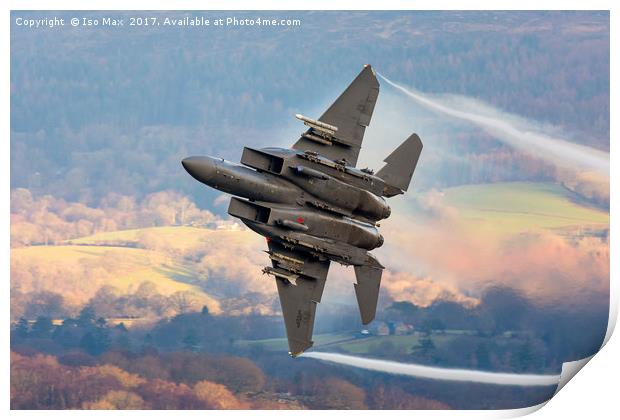 F15 Tearing Up The Low Fly 8/2/2017 Print by The Tog