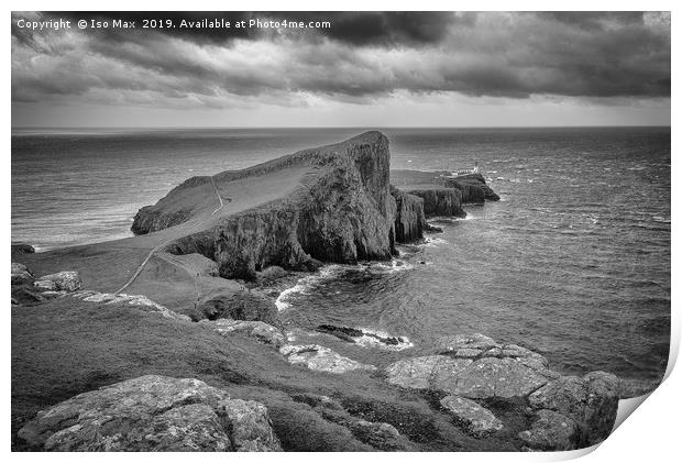Neist Point, Isle Of Skye, Scotland Print by The Tog