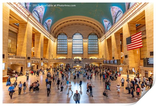 Grand Central Station, Manhattan, New York Print by The Tog